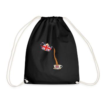 United Kingdom - Drawstring Bag - black - Front