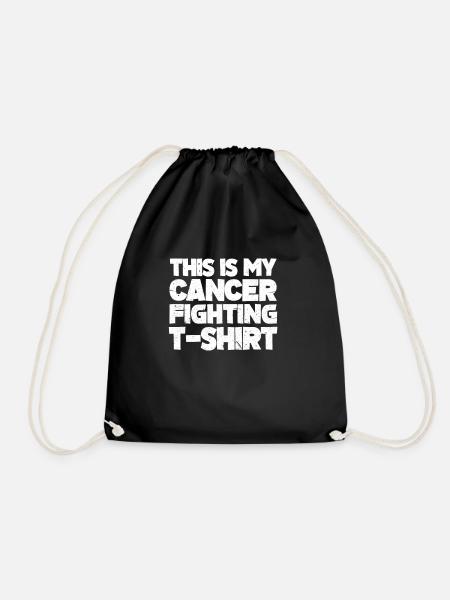 Cancer - Drawstring Bag - black