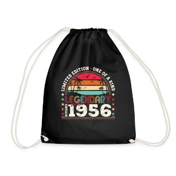 Légende Novembre 1956 66e anniversaire Cadeau Fun - Sac de sport léger - noir - Devant