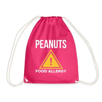 Chemise contre les allergies alimentaires aux arachides - Sac de sport léger - fuchsia - Devant