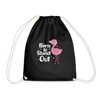 Flamant - Sac de sport léger - noir - Devant