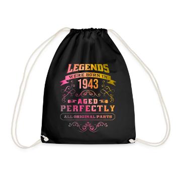 Birthday (1943) - Drawstring Bag - black - Front