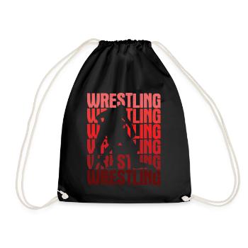 Grappling Martial Arts Wrestling - Turnbeutel - Schwarz - Vorne