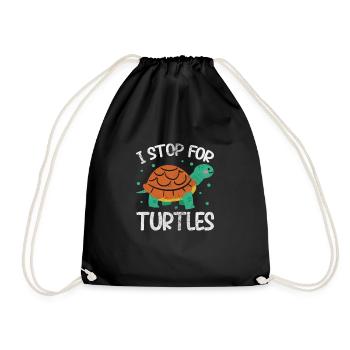Tortue - Sac de sport léger - noir - Devant