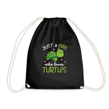 Tortue - Sac de sport léger - noir - Devant