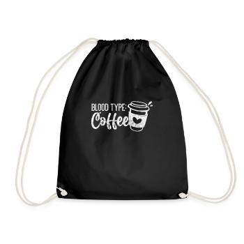 Coffee - Drawstring Bag - black - Front