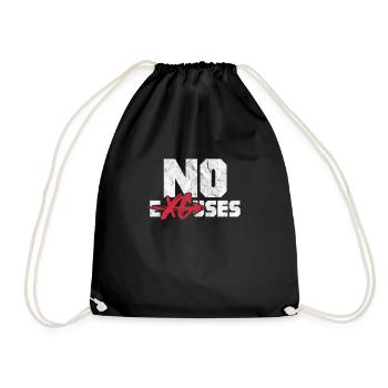 Running Runner Jogging Jogging Runner Cadeau - Sac de sport léger - noir - Devant