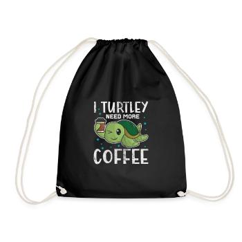 Tortue - Sac de sport léger - noir - Devant