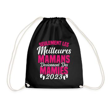 Les Meilleures Mamans Deviennent des Mamie 2023 - Sac de sport léger - noir - Devant
