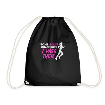 Running Runner Jogging Jogging Runner Cadeau - Sac de sport léger - noir - Devant