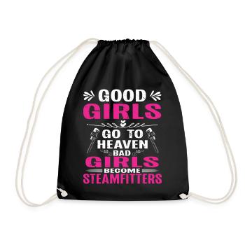 Steam Fitter Steam Technician Steamfitter Funny - Turnbeutel - Schwarz - Vorne