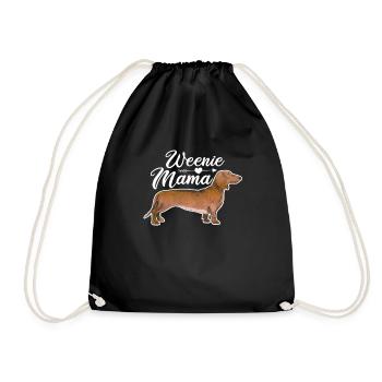 Dachshund Mama Dog Dogs Dachshund Teckel Cadeau - Sac de sport léger - noir - Devant