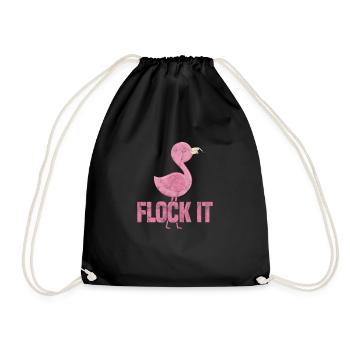 Flamant - Sac de sport léger - noir - Devant