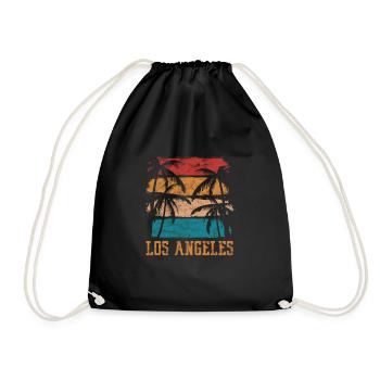 Los Angeles Californie États-Unis Amérique LA Cadeau - Sac de sport léger - noir - Devant