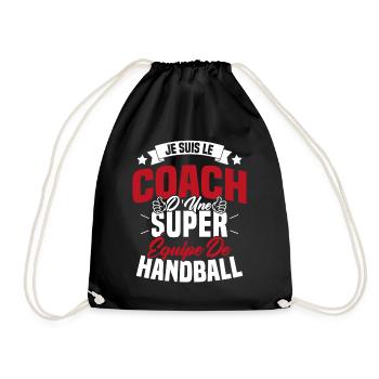 Je Suis Le Coach D'une Super Équipe De Handball - Sac de sport léger - noir - Devant