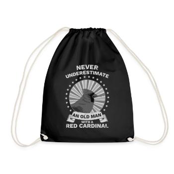 Cardinal Rouge Cardinal Rouge Vintage Cardinalis - Sac de sport léger - noir - Devant