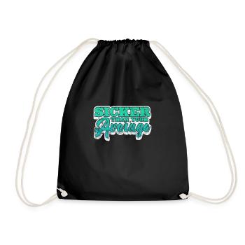 Hip Hop Rap Musik Rapper Hiphop Geschenk - Turnbeutel - Schwarz - Vorne