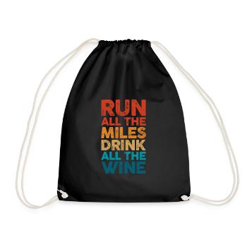 Courir - Sac de sport léger - noir - Devant