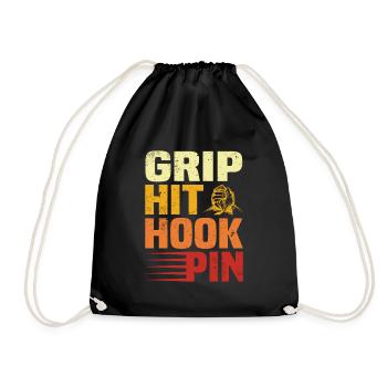 Arm wrestling - Drawstring Bag - black - Front