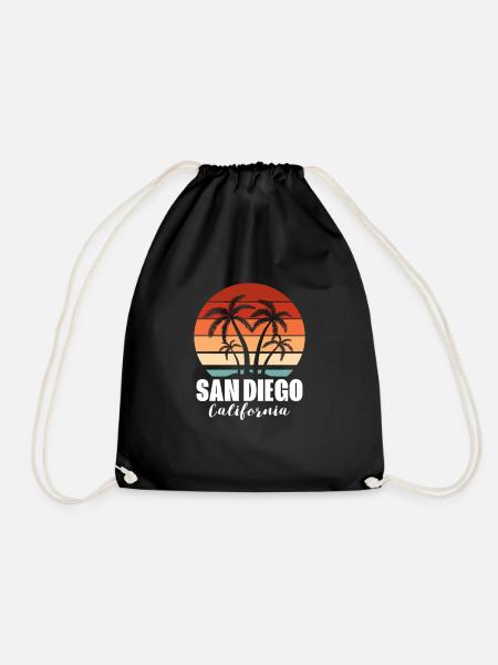 San Diego - Turnbeutel - Schwarz