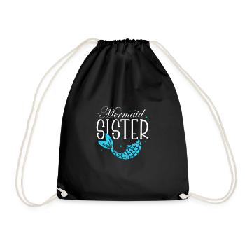 Sister - Drawstring Bag - black - Front