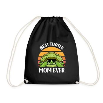 Turtle lovers gifts | Pets Animals - Drawstring Bag - black - Front
