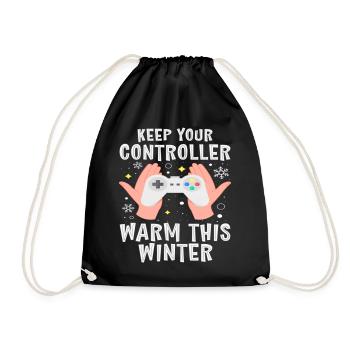 Gardez votre manette au chaud cet hiver - Sac de sport léger - noir - Devant
