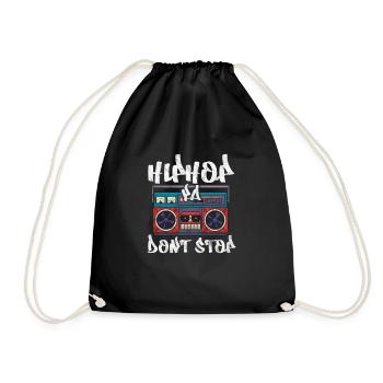 Hip-hop - Sac de sport léger - noir - Devant