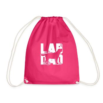 Labrador Père Chien Chiens Master Cadeau - Sac de sport léger - fuchsia - Devant