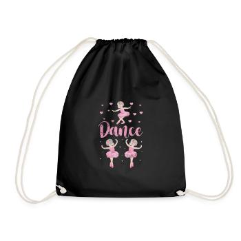 Ballet - Drawstring Bag - black - Front