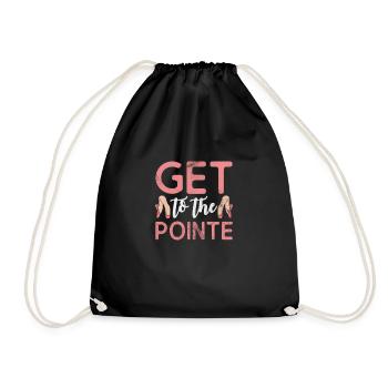 Ballet - Drawstring Bag - black - Front