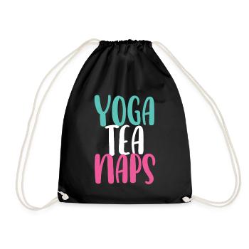 Yogalehrer Spruch Für Yogi Yoga - Turnbeutel - Schwarz - Vorne