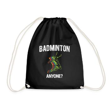 Badminton - Turnbeutel - Schwarz - Vorne