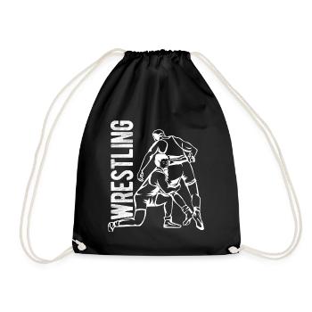Grappling Martial Arts Wrestling - Turnbeutel - Schwarz - Vorne
