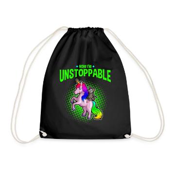 Opossum saying for animal lovers and possum - Drawstring Bag - black - Front
