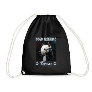Dog Saying Dogo Argentino Design pour - Sac de sport léger - noir - Devant