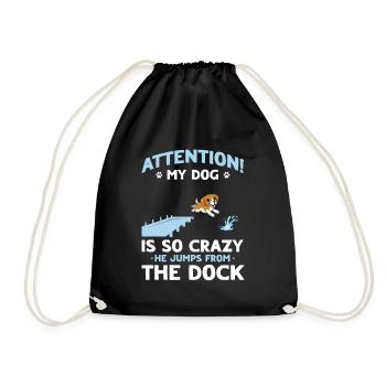 Sports nautiques pour chiens et sports nautiques pour chiens - Sac de sport léger - noir - Devant
