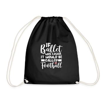 Ballet Ballerine Ballet Danseuse Danse Cadeau - Sac de sport léger - noir - Devant