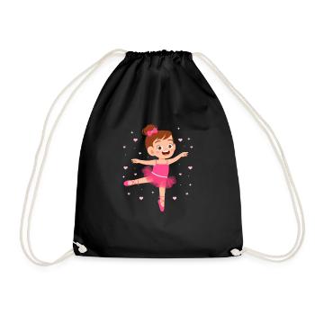 Ballet Ballerine Ballet Danseuse Danse Cadeau - Sac de sport léger - noir - Devant