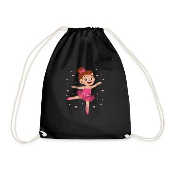 Ballet - Drawstring Bag - black - Front