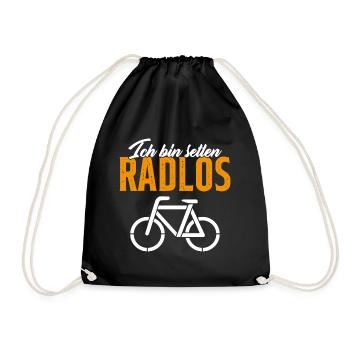 Je Parte Sans Vélo Humour Cadeau cycliste - Sac de sport léger - noir - Devant