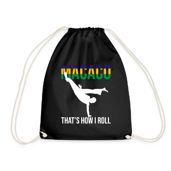 Capoeira for Mixed Martial Arts and Kickboxing - Drawstring Bag - black - Front
