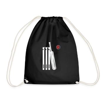 Cricket - Drawstring Bag - black - Front