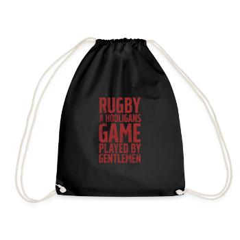 Rugby Club Rugbyteam Football Sport Cadeau - Sac de sport léger - noir - Devant
