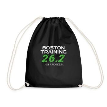 Running Runner Jogging Jogging Runner Gift - Drawstring Bag - black - Front