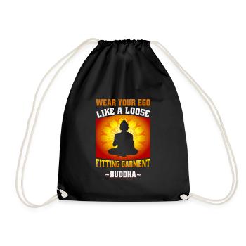 Buddhist Meditation Zen Buddha Buddhismus und Yoga - Turnbeutel - Schwarz - Vorne