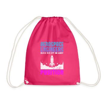 Ingénieur spatial Ingénieur aéronautique Cadeau - Sac de sport léger - fuchsia - Devant