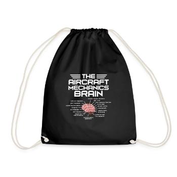 Mécanicien d’aéronefs - Sac de sport léger - noir - Devant