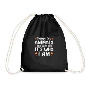 Animal Rescue - Drawstring Bag - black - Front
