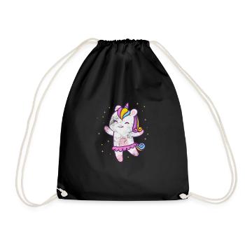 Ballet - Drawstring Bag - black - Front